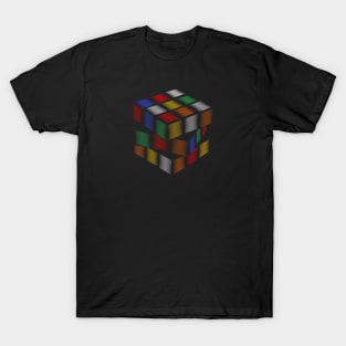 Hazy Illusion Cube - Rubik's Cube Inspired Design for people who know How to Solve a Rubik's Cube T-Shirt